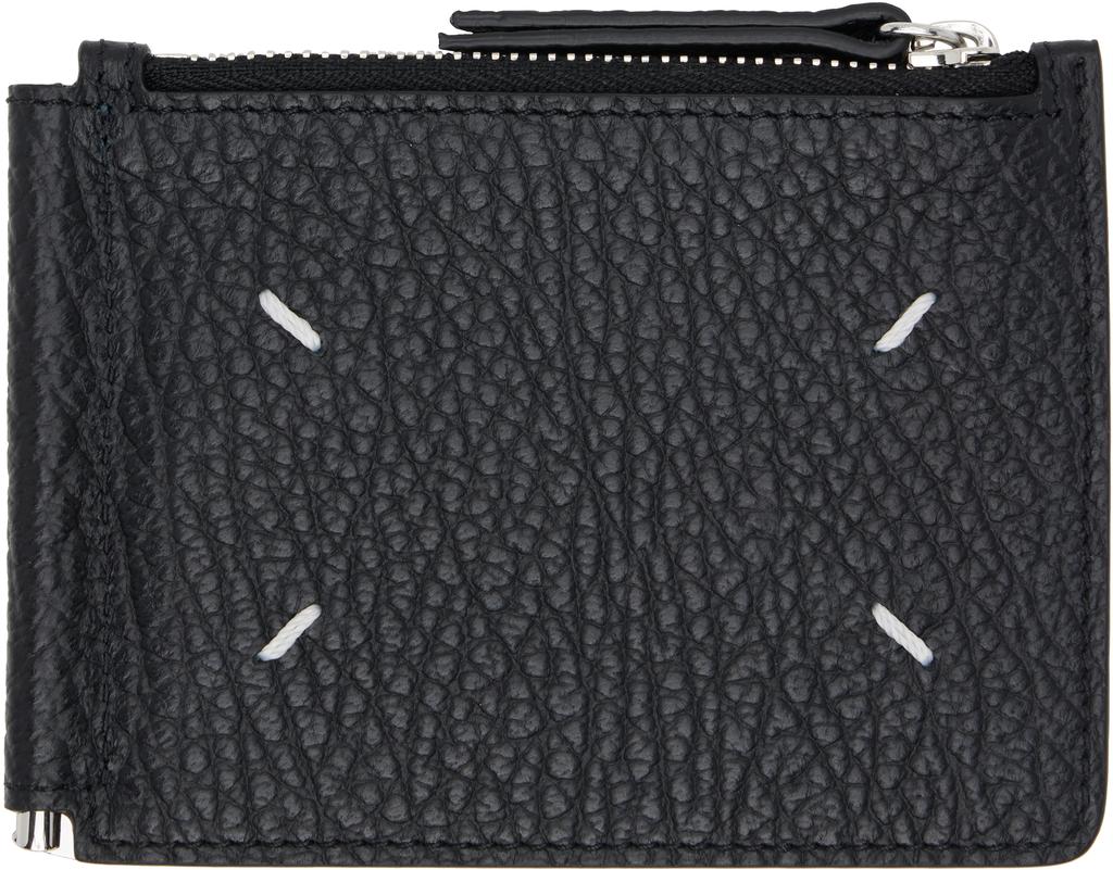 ■財布 Maison Margiela Bi-Fold Clip Wallet Maison Margiela 4 Stitches Leather Money Bifold Clip Wallet