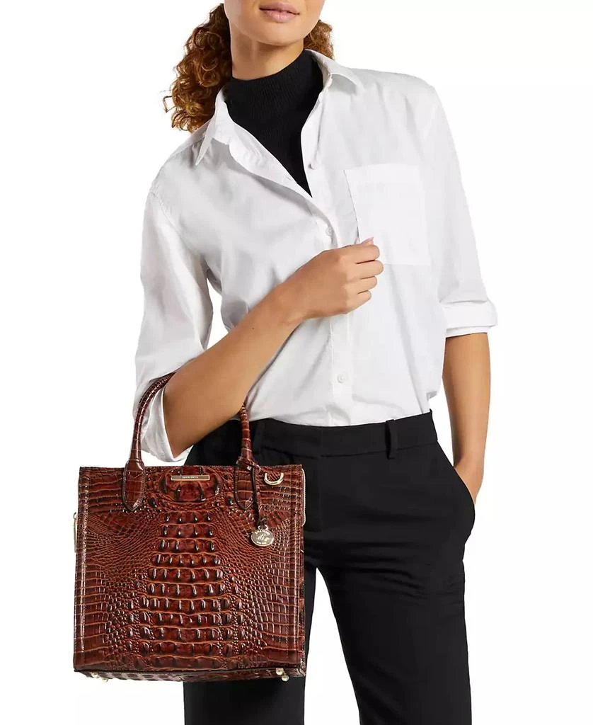 Brahmin Caroline Small Leather Satchel 7