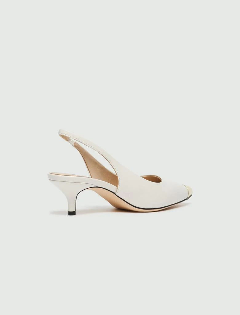 Marella Metal-toe slingbacks 2