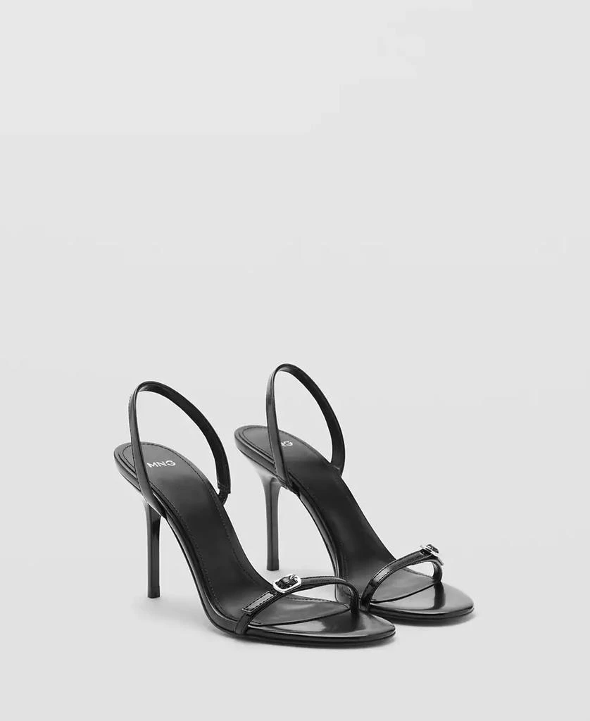 Mango Women's Buckled Stiletto Heel Sandals 2