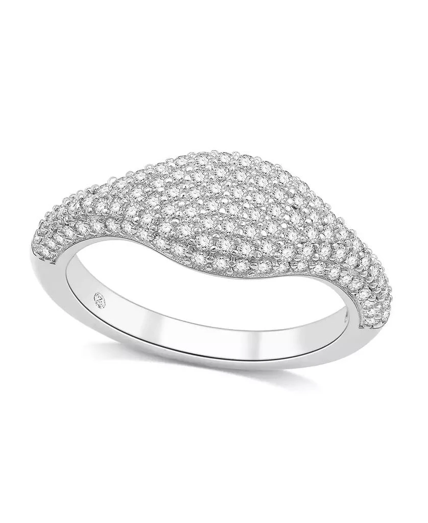 And Now This Cubic Zirconia Paved Ring