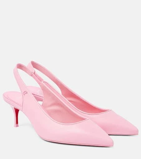 Christian Louboutin Sporty Kate 55 leather slingback pumps 1