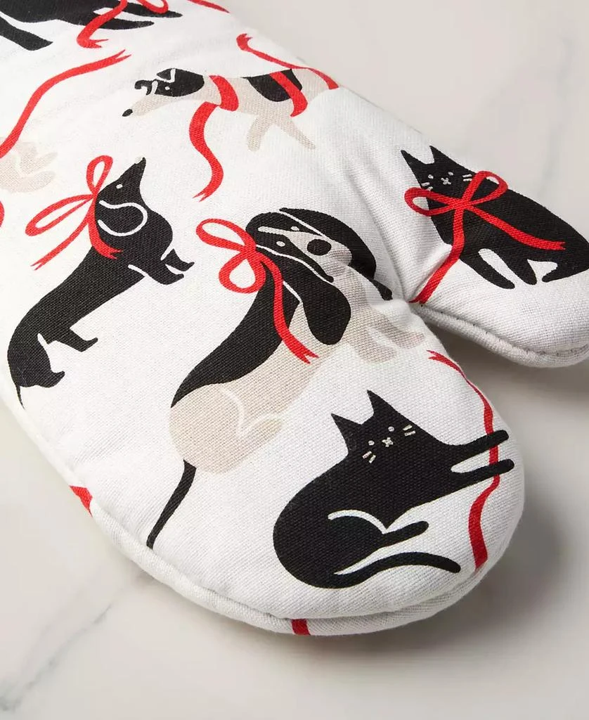 Kate Spade Holiday Pets Kitchen Towel, Oven Mitt 
Potholder, Set of 4 5