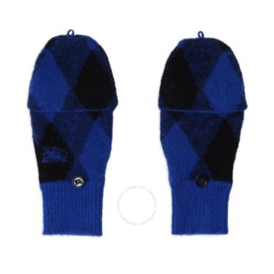 Burberry Argyle Check Wool Mittens 1