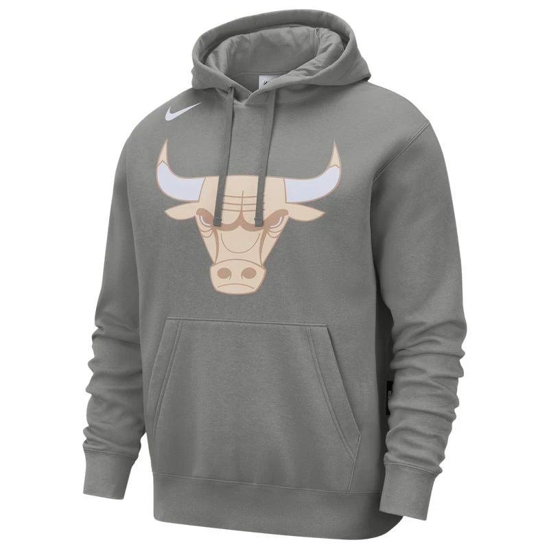 NIKE Nike Bulls Club Pullover Hoodie City Edition - Men's 1