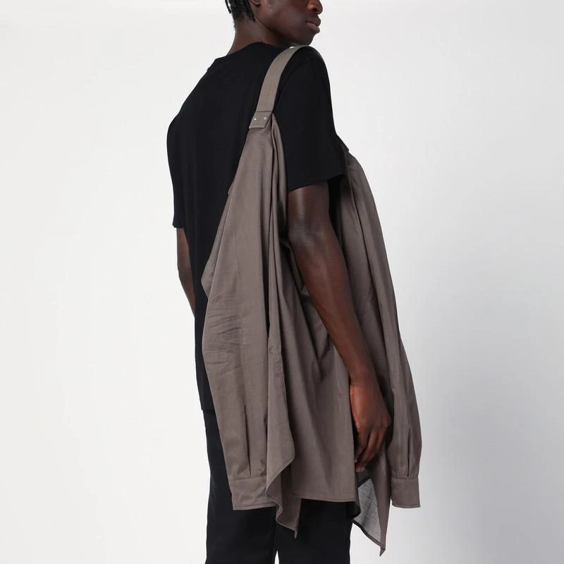Rick Owens Dust-coloured cotton shirt 5