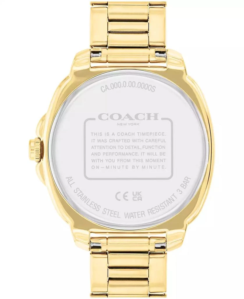 Coach Women's Kitt Gold-Tone Stainless Steel Bracelet Watch 3
