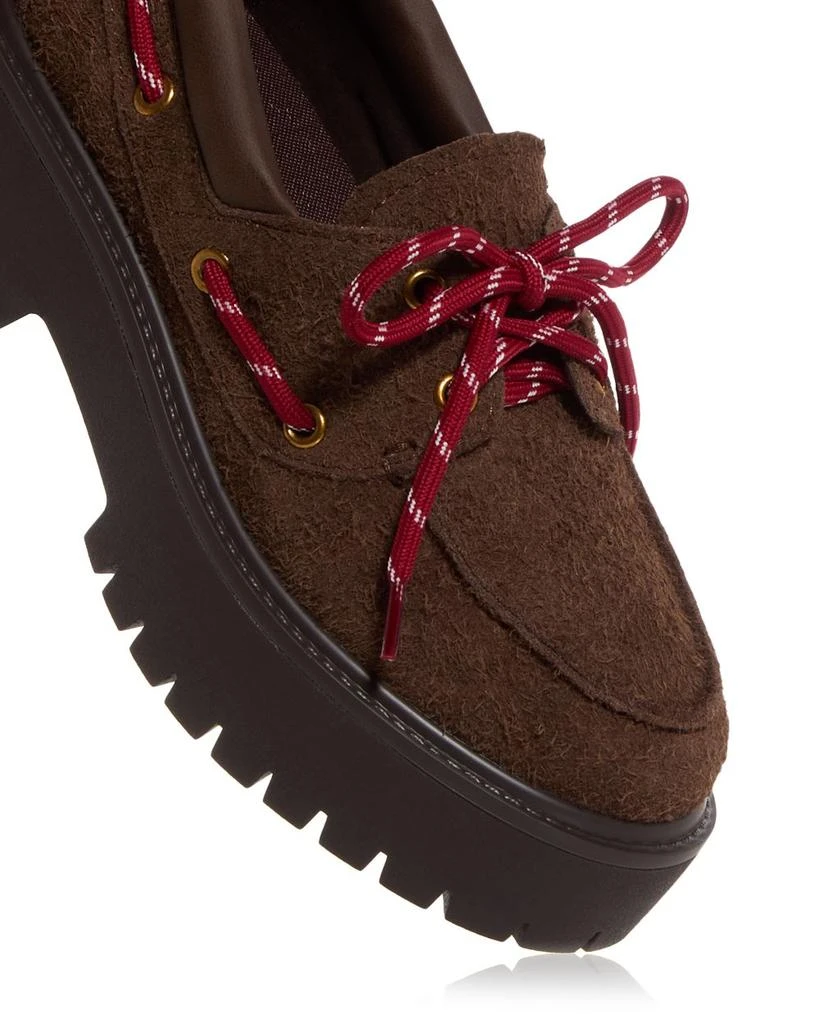 Jeffrey Campbell Women's Crushed Lug Platform Boat Loafers 5