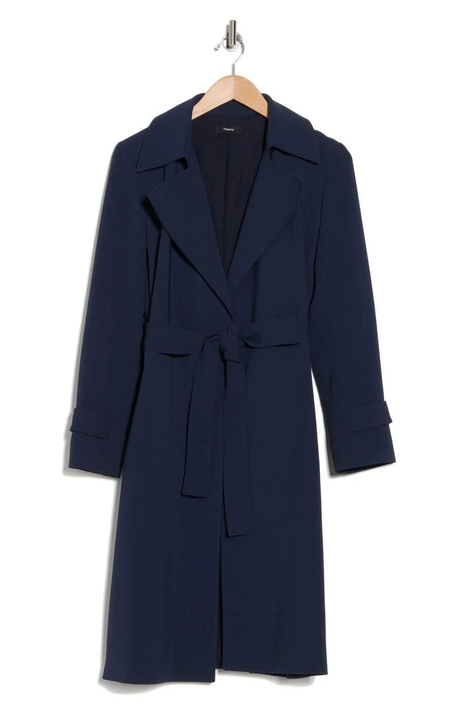 Theory Oaklane Admiral Crepe Trench Coat 3