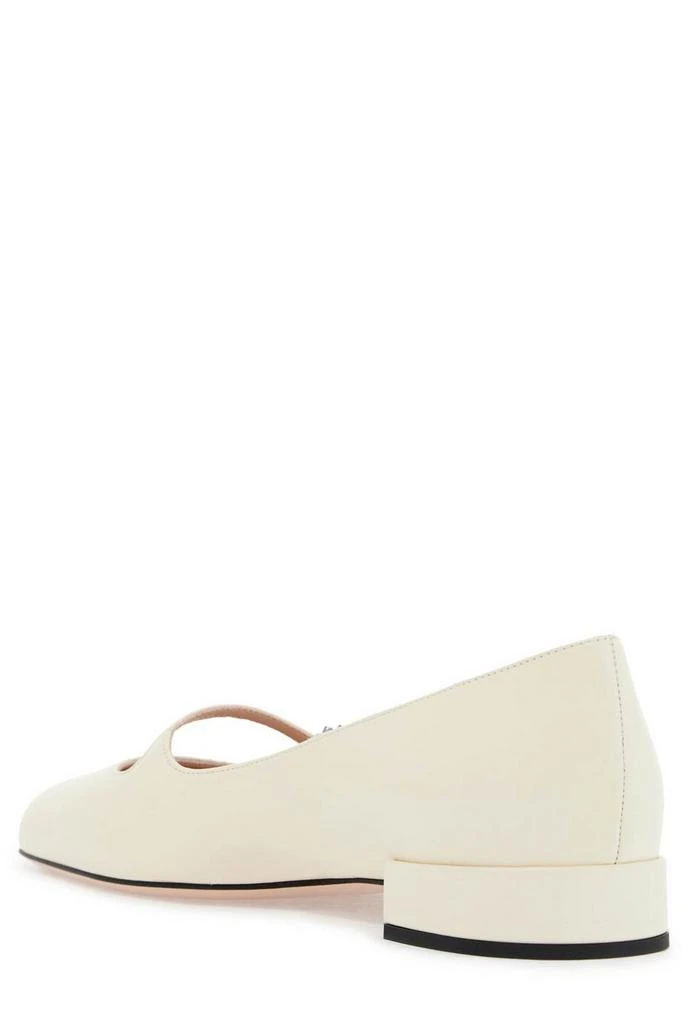Valentino Valentino Preshoes Embellished Square Toe Ballet Flats 3