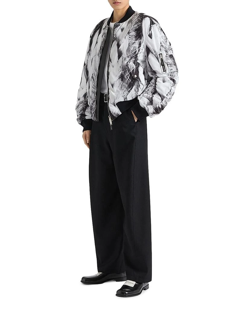 Givenchy Bomber Jacket in Taffetas with Hair Print 2