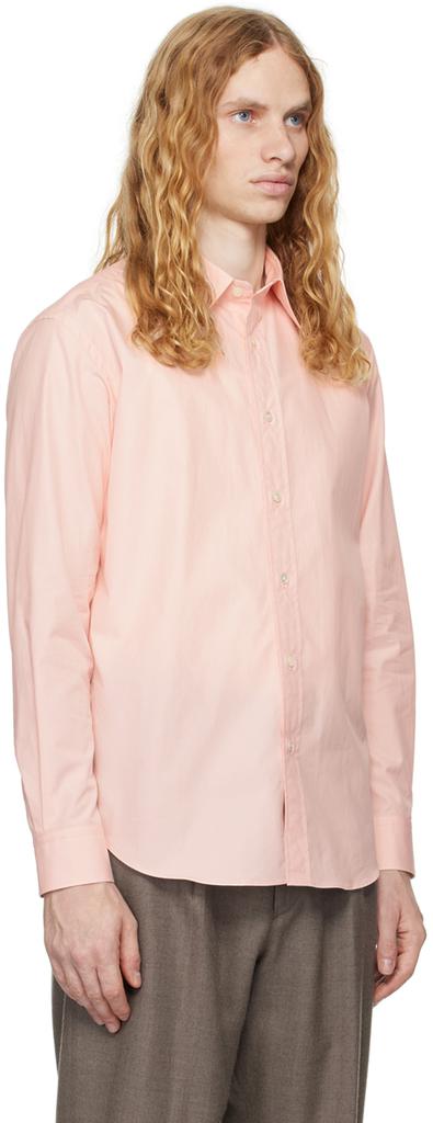 トップス AURALEE HIGH COUNT FINX OX SHIRT PINK 5 AURALEE Pink High Count Finx Ox Shirt - Shirts - BeyondStyle
