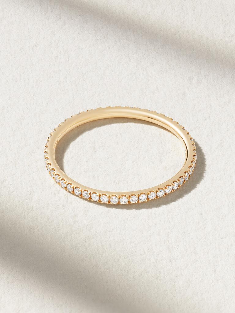 Ileana Makri Thread 18k 黄金钻石永恒戒指