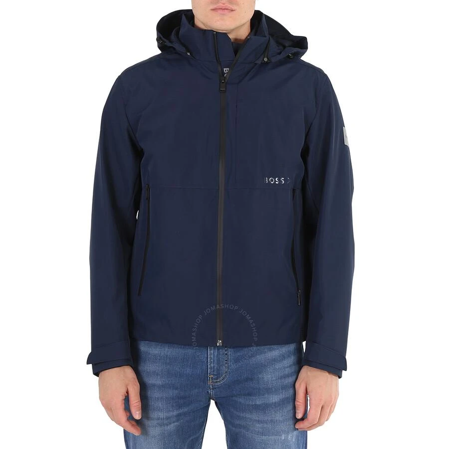 Hugo Boss Men's Dark Blue Removable Gilet 2-In-1 Water-Repellent Jacket 1