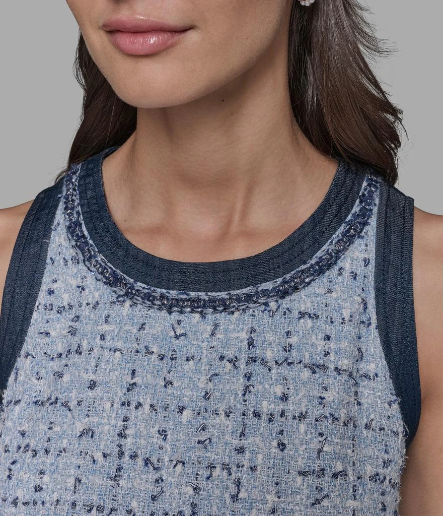 Karl Lagerfeld Paris BOUCLE DENIM SHEATH DRESS 5