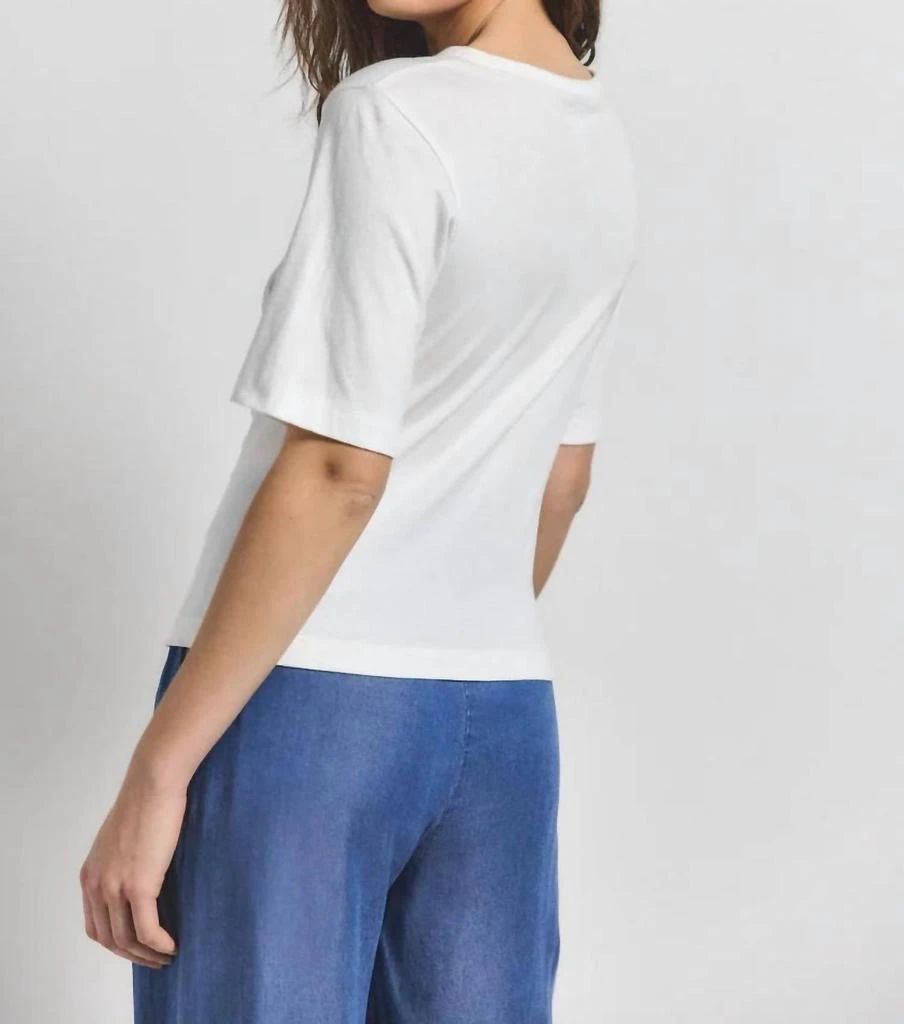 Derek Lam Derek Lam 10 Crosby - Frederic Ruched Short Sleeve Tee 3