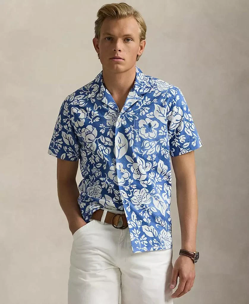 Ralph Lauren Men's Classic-Fit Floral Oxford Camp Shirt 1