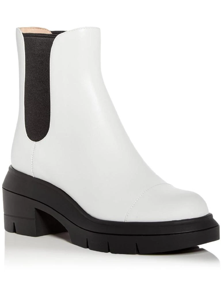 Stuart Weitzman Norah Womens Leather Slip On Chelsea Boots 1