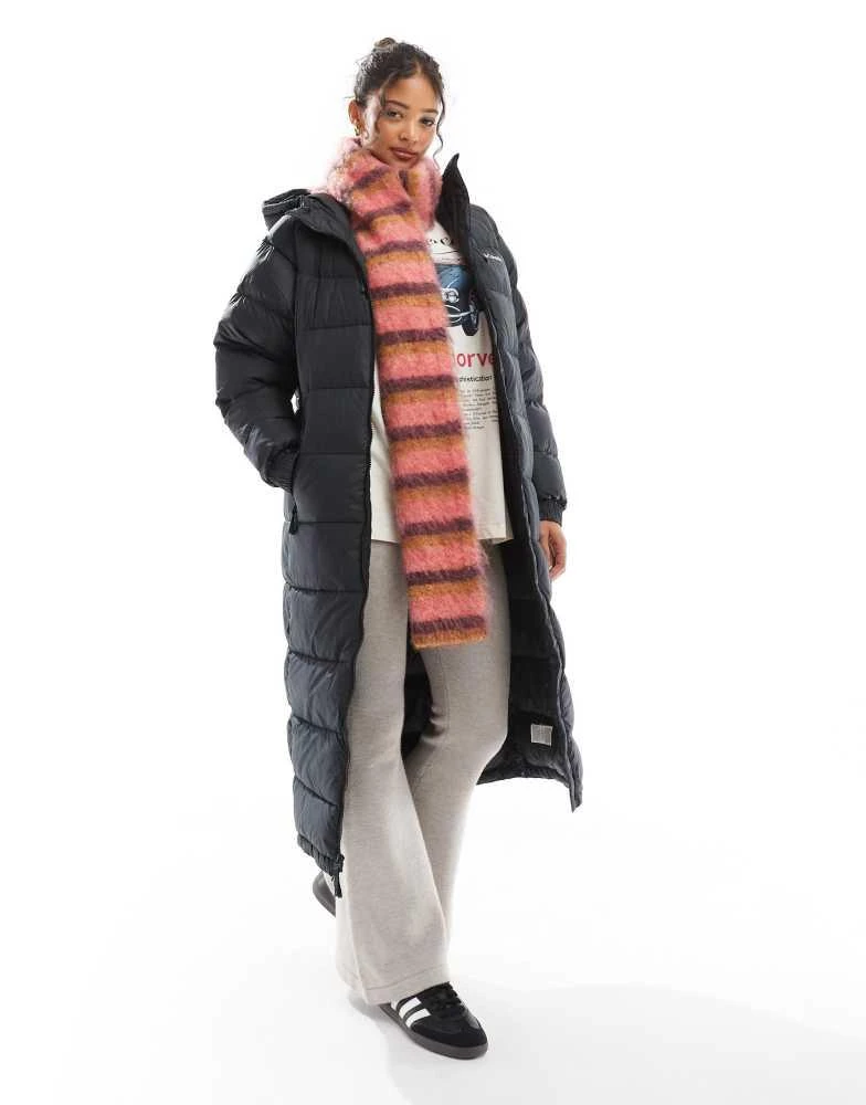 Columbia Columbia Pike Lake II long line puffer coat in black 4
