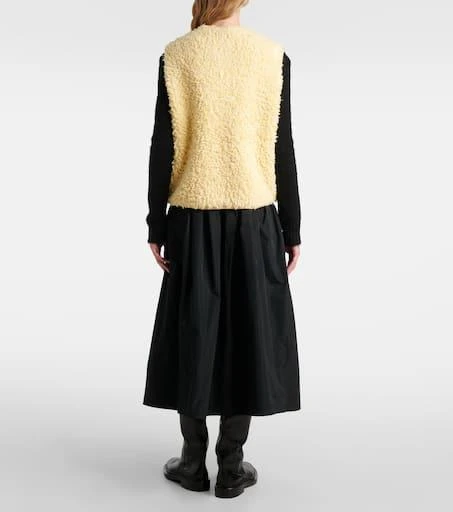 Jil Sander Faux fur vest 3