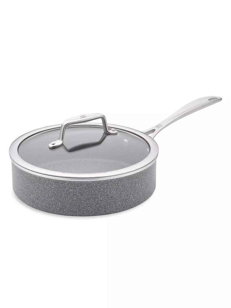 ZWILLING J.A. Henckels Vitale 3 Quart Aluminum Nonstick Sauté Pan with Lid 1