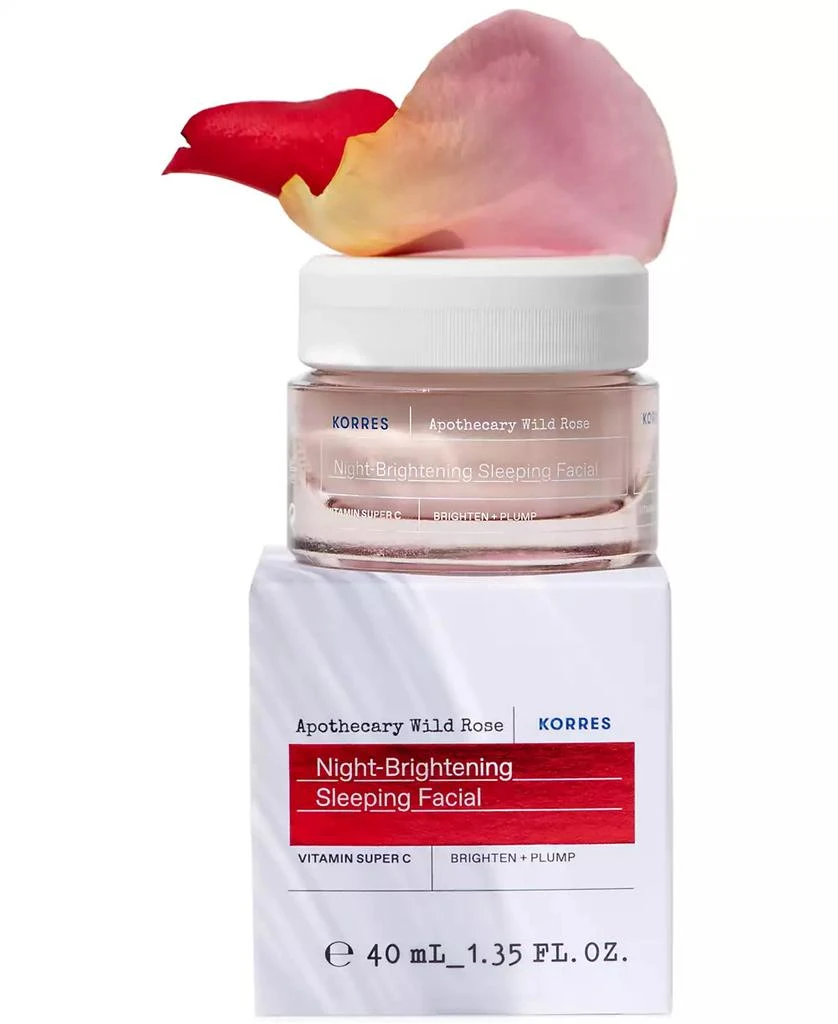 KORRES Apothecary Wild Rose Night-Brightening Sleeping Facial, 1.3-oz. 4