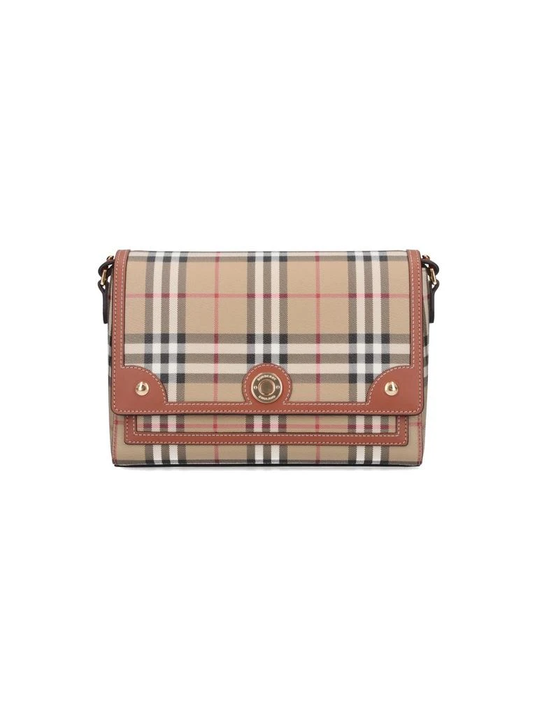 Burberry Burberry Checked Foldover-Top Shoulder Bag 1