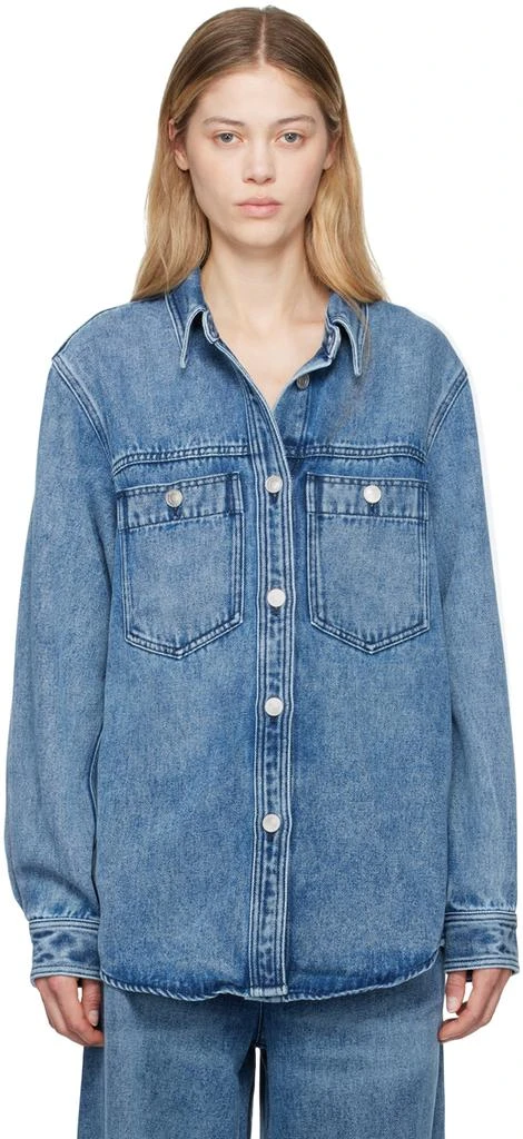 Isabel Marant Blue Talbot Denim Shirt 1