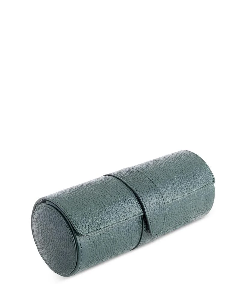 ROYCE New York Suede Lined Travel Watch Roll 4