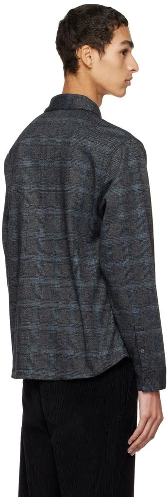 Vince Black Plaid Jacquard Shirt 3
