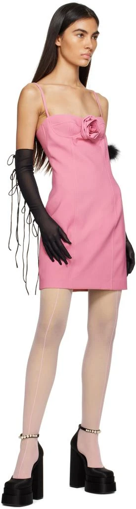 BLUMARINE Pink Rose Minidress 4