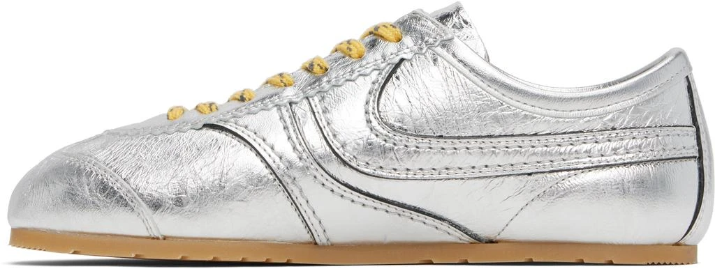 Dries Van Noten Silver Metallic Sneakers 3