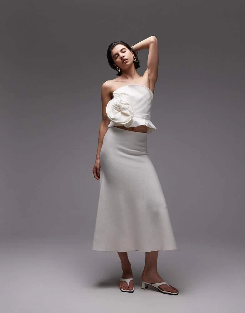 ivory wedding dress sash belt Extra Long Off White Light Ivory Satin Sash by Satin Swank® main image 0