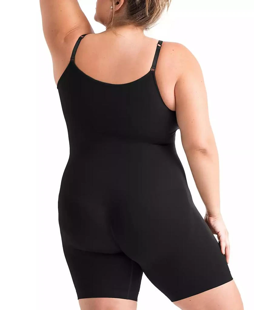 Shapermint Essentials Women's Scoop Neck Mid-Thigh Bodysuit 95002 2