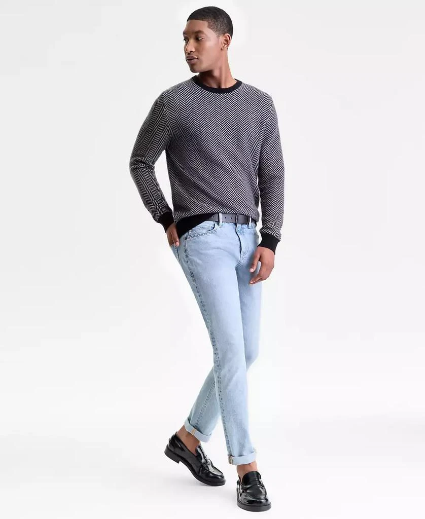 Club Room Men's Regular-Fit Herringbone 100% Cashmere Sweater, Macy's Exclusive 2