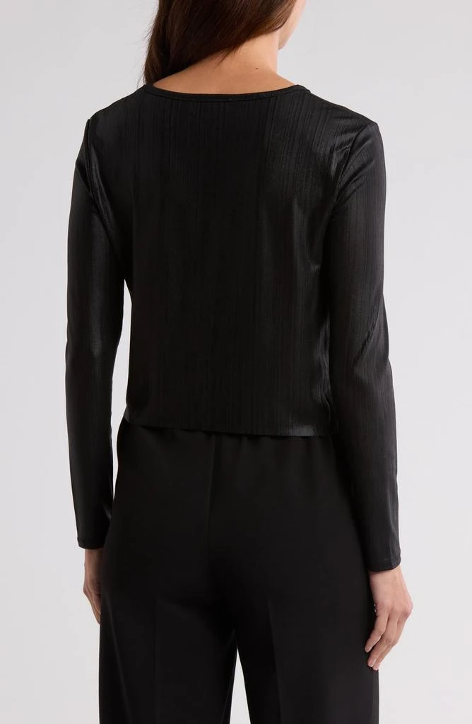 Robert Rodriguez Twist Front Long Sleeve Knit Top 2