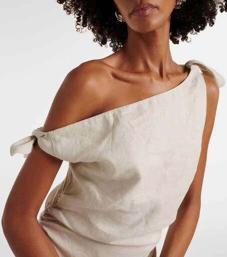 SIR. Affogato linen midi dress 4