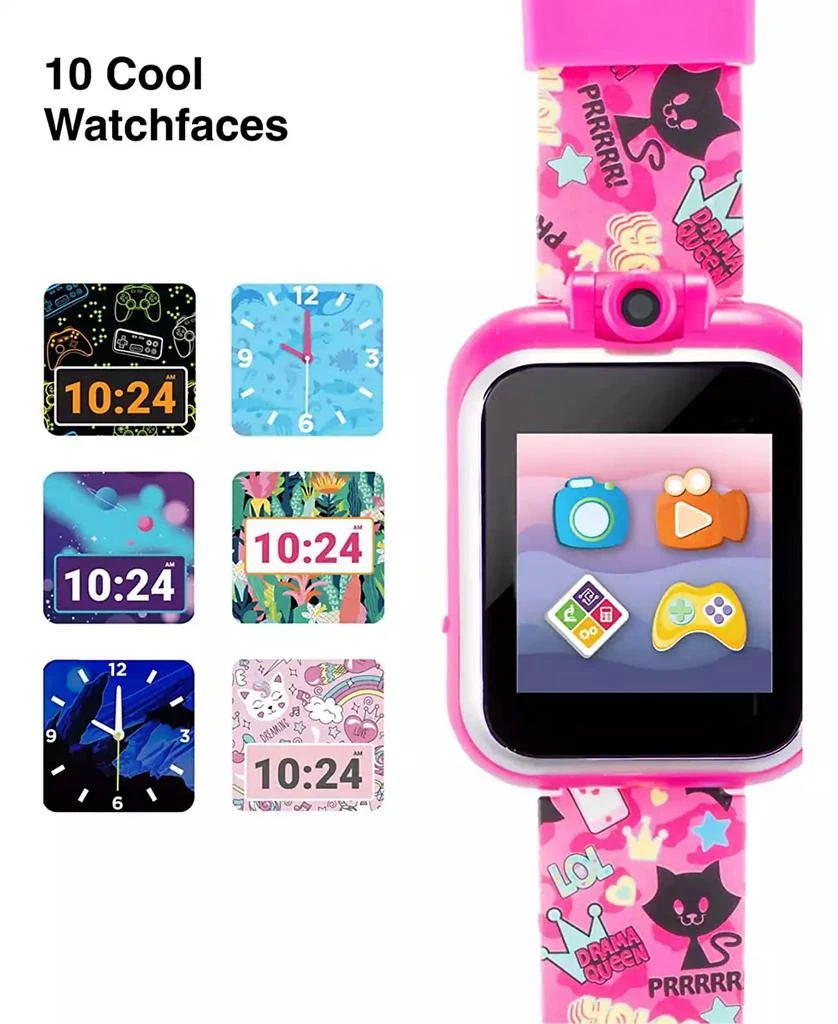 Playzoom 2 Kids Pink Silicone Strap Smartwatch 4