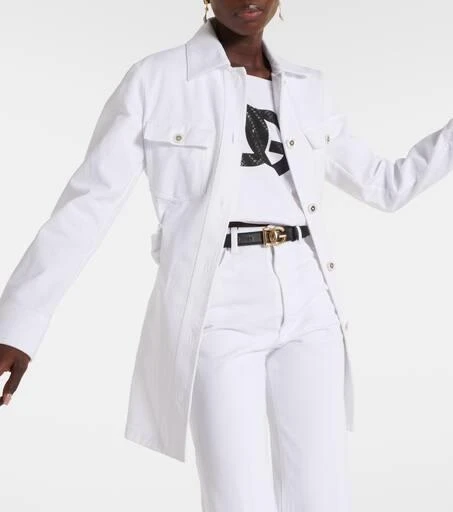 Dolce
Gabbana Belted denim jacket 7