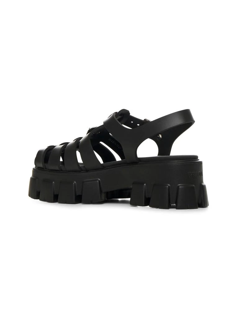 PRADA CALZATURE PRADA CALZATURE | Black rubber Monolith sandals | Women | 40 4