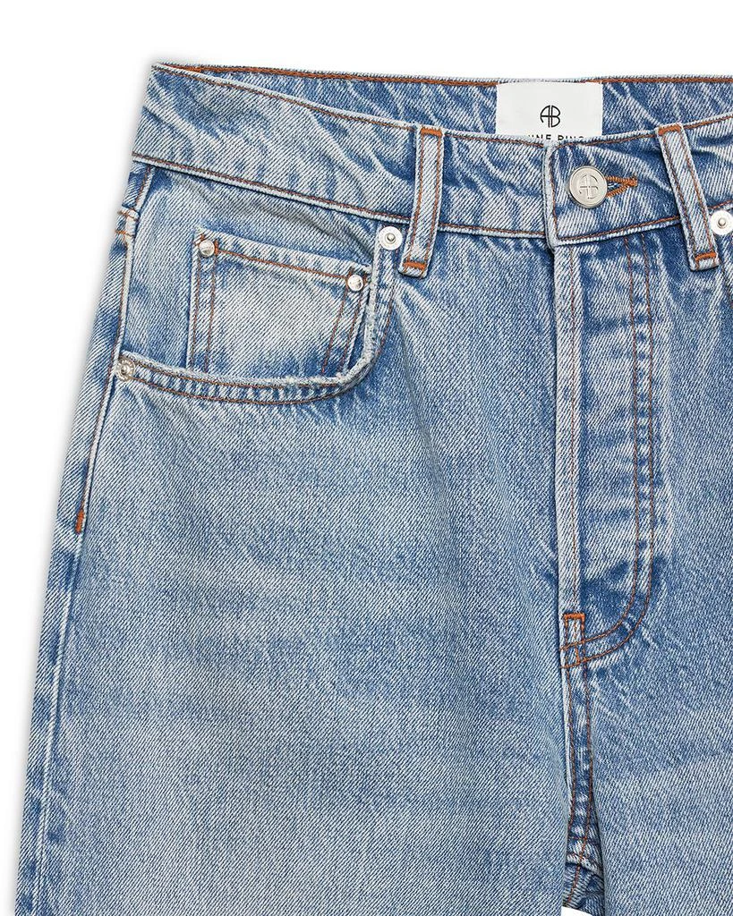 ANINE BING Heath High-Rise Baggy Jeans in Light Wash 8