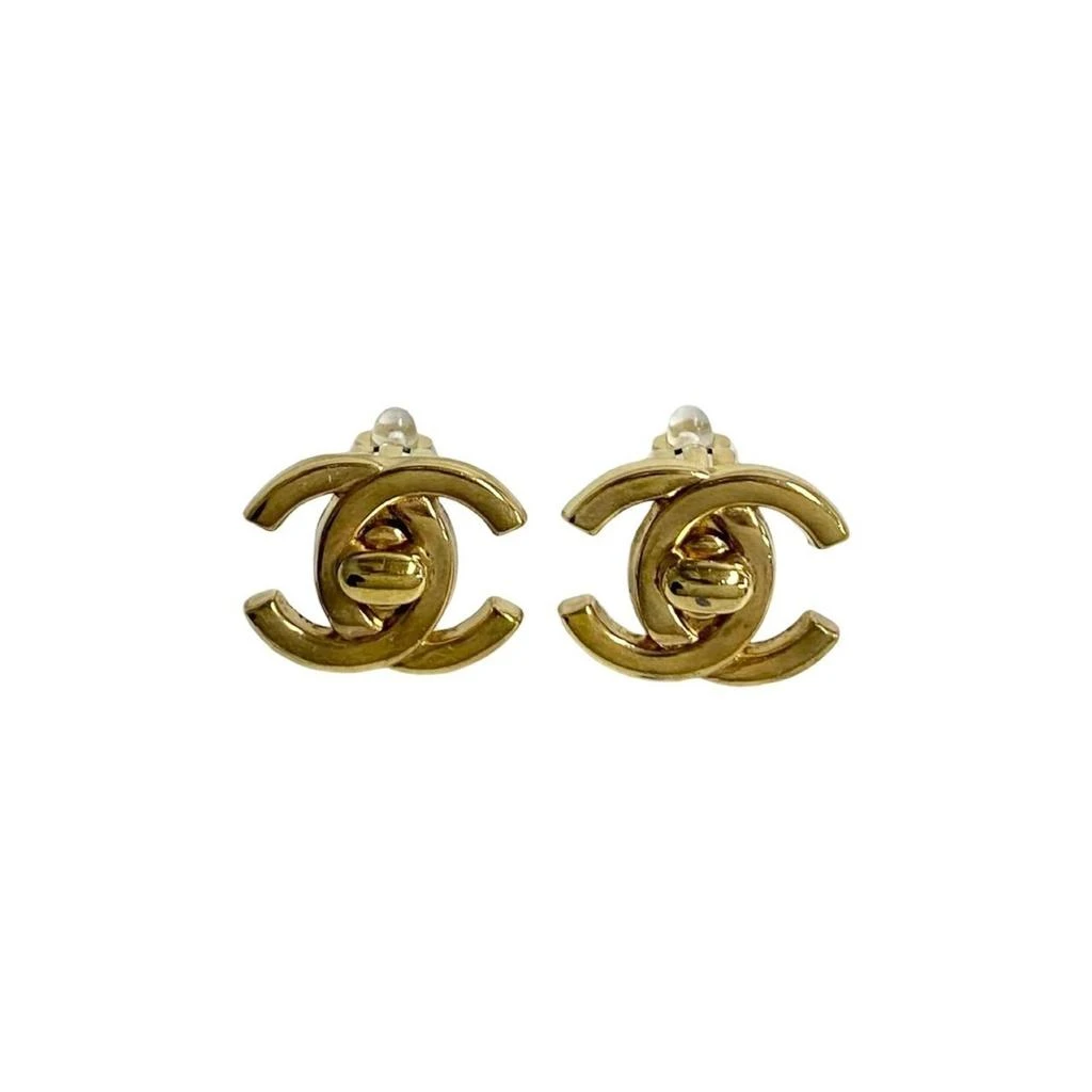 Chanel Plating Clip Earrings (Pre-Owned)