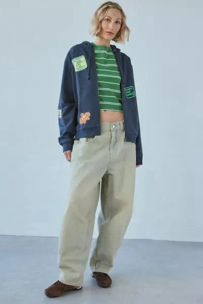 BDG BDG Bowling Patch Graphic Zip-Up Hoodie Sweatshirt 3