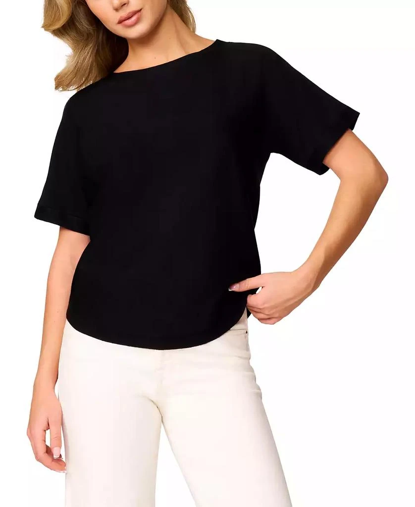 Melissa Paige Women's Button-Back Dolman-Sleeve Sweater 1