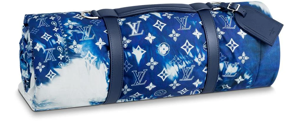 Louis Vuitton Monogram Bandana Beach Blanket & Holder 2