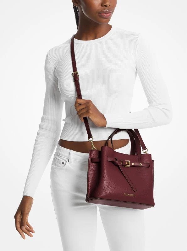 michael_kors Emilia Small Pebbled Leather Satchel 3