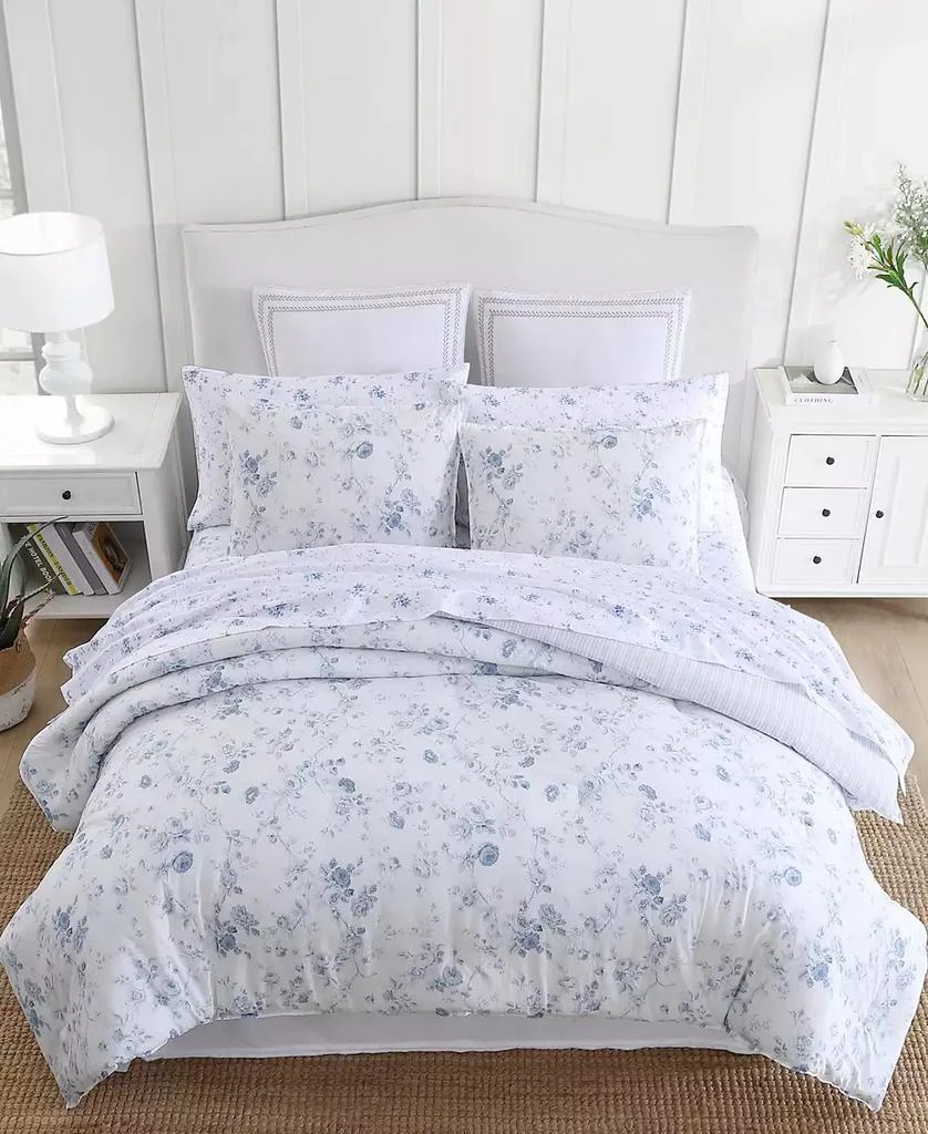 Laura Ashley Belinda Cotton Reversible 2 Piece Comforter Set 4