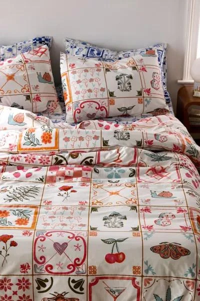 Urban Outfitters Mariana Tile Duvet Cover Set 1