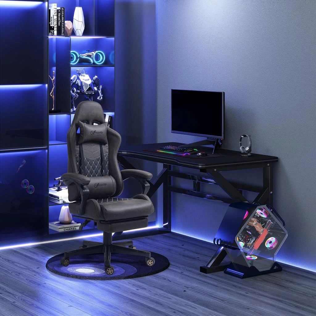 Hivvago Swivel Gaming Chair with Adjustable Height and Recline 2