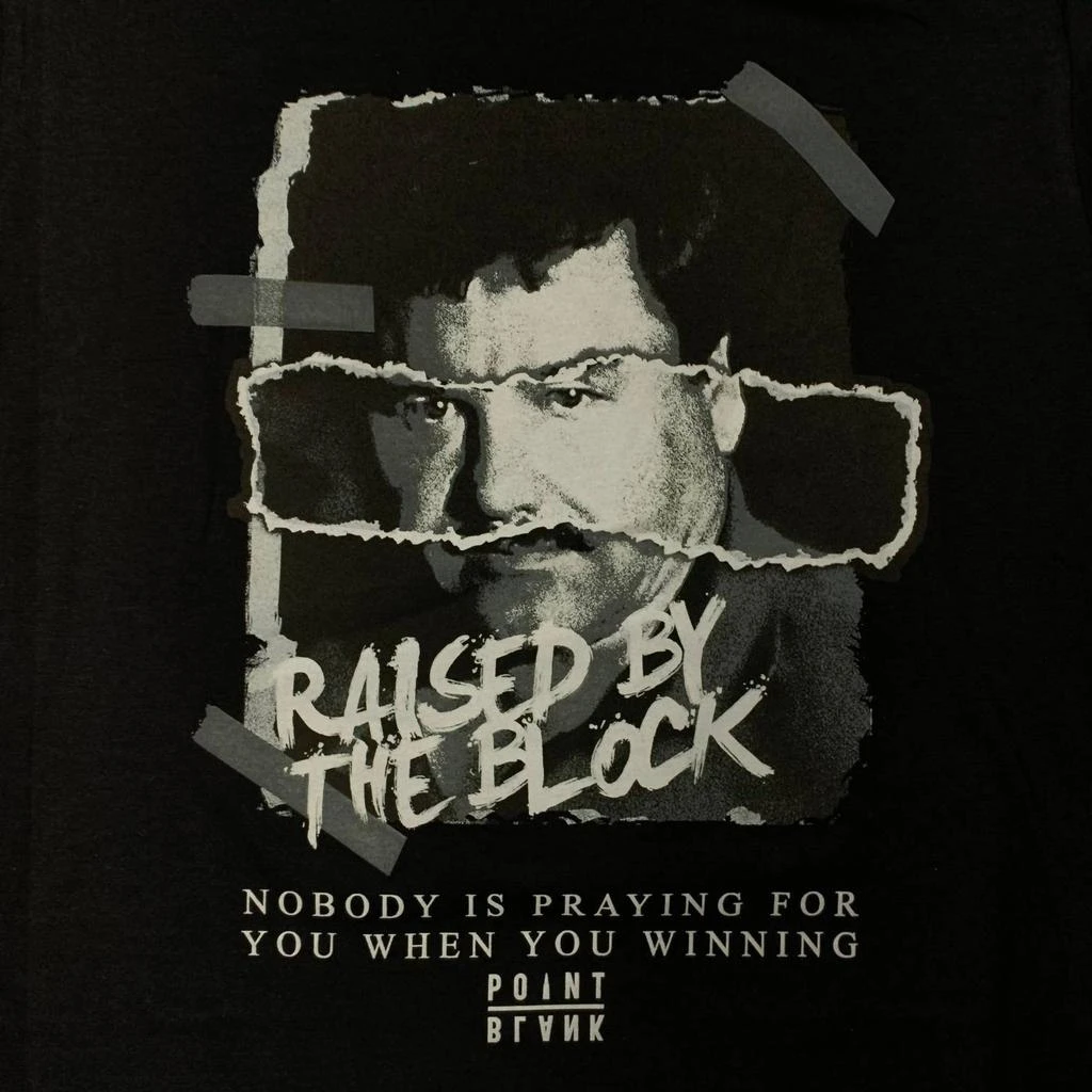Point Blank Men's El Chapo Torn T-Shirt In Black 2